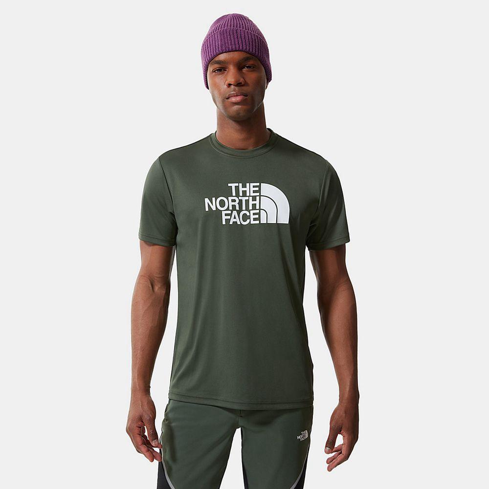 The North Face Reaxion Easy Ανδρικα T Shirt - Πρασινο (HUSG73845)